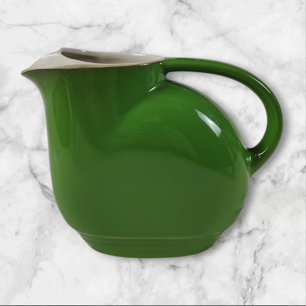 Mid-Century Hall General Electric Green Refrigerator Pitcher Tea Lemonade Water